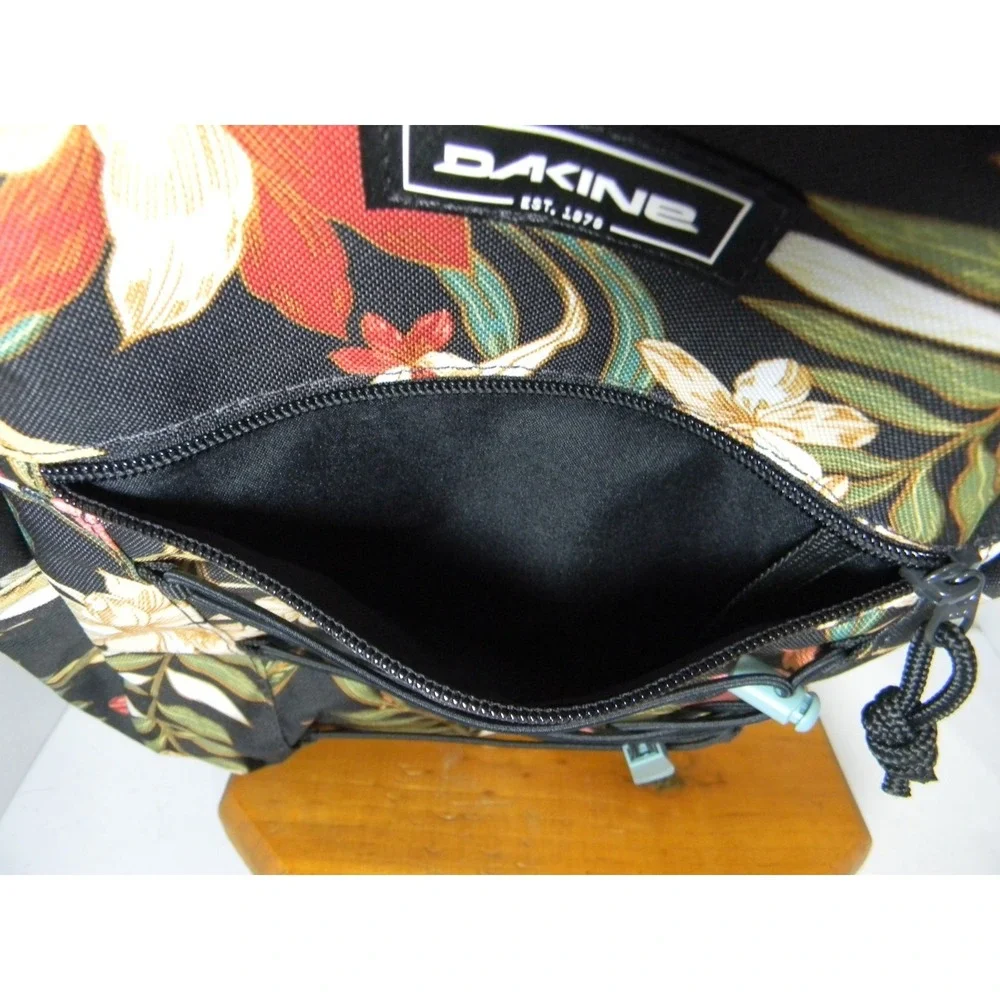 Dakine Detention Mini Sling 8L Backpack Floral Tropical Black Unisex OS